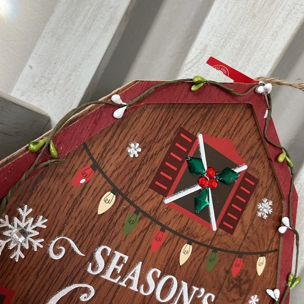 Clearance Christmas Holiday Door-Wall Hanging 🎄🆕🎄⭐️2 For $14 item⭐️
